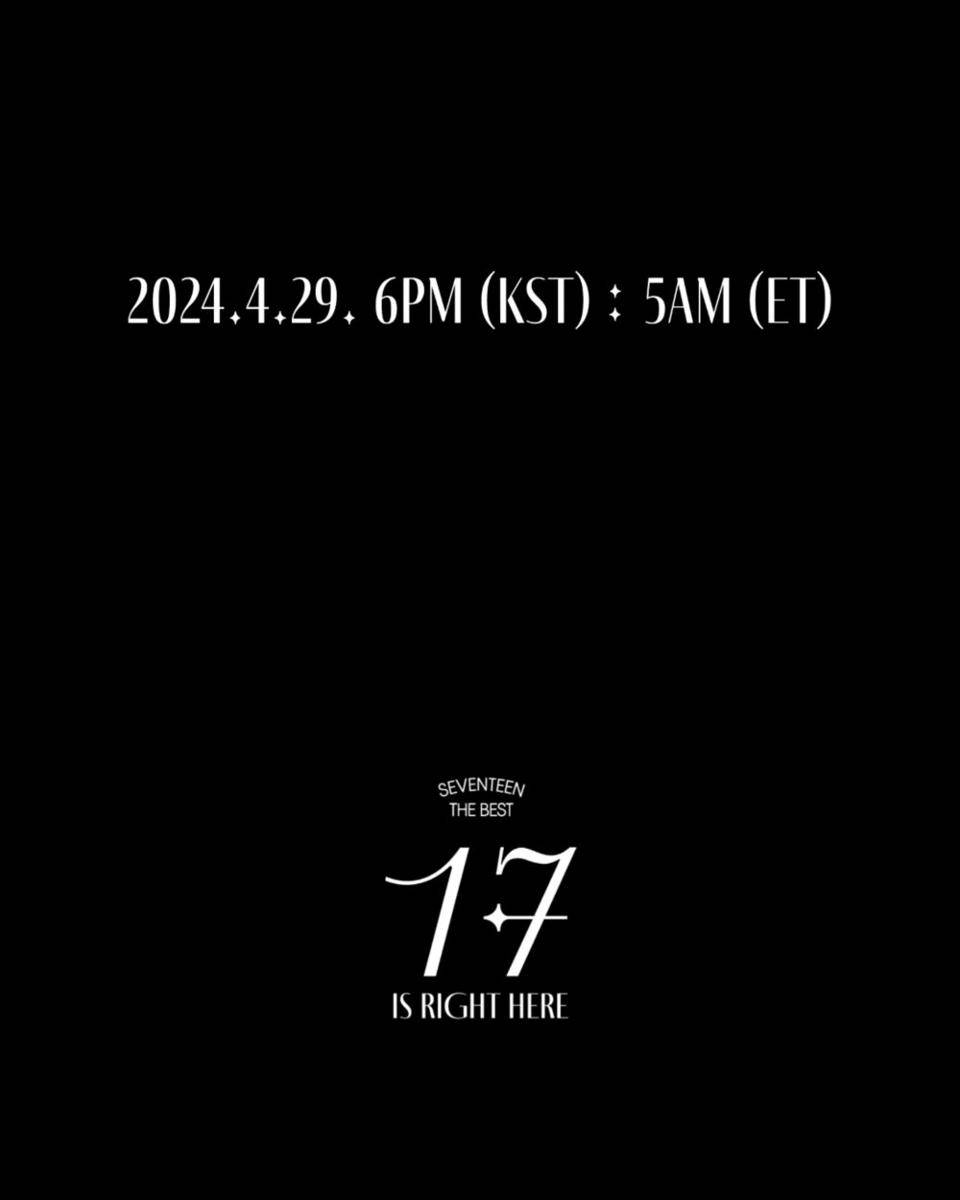 cuplikan konsep teaser SEVENTEEN BEST ALBUM '17 IS RIGHT HERE' (youtube.com/@HYBELABELS)