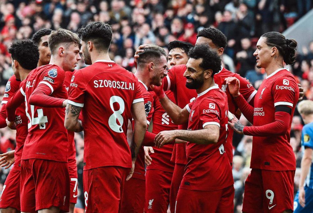 Sikat Brighton, Liverpool Kudeta Puncak Klasemen Premier League