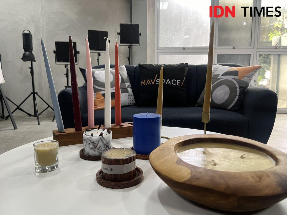 Produk Lilin Aromaterapi UMKM Bogor Go Global, Omzet Tembus Rp700 Juta