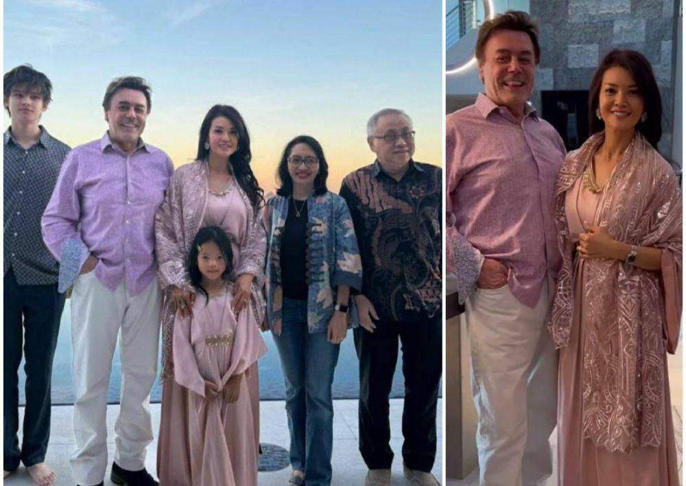 10 Potret Farah Quinn Gelar Bukber di Rumah bersama KJRI LA