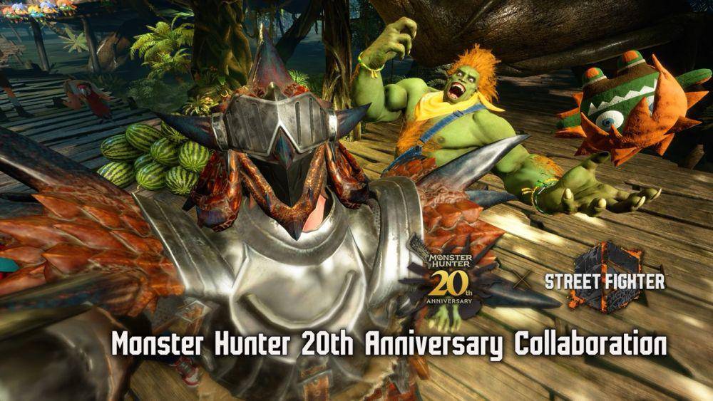 Kolaborasi Monster Hunter 20th Anniversary x Street Fighter 6 Hadir!