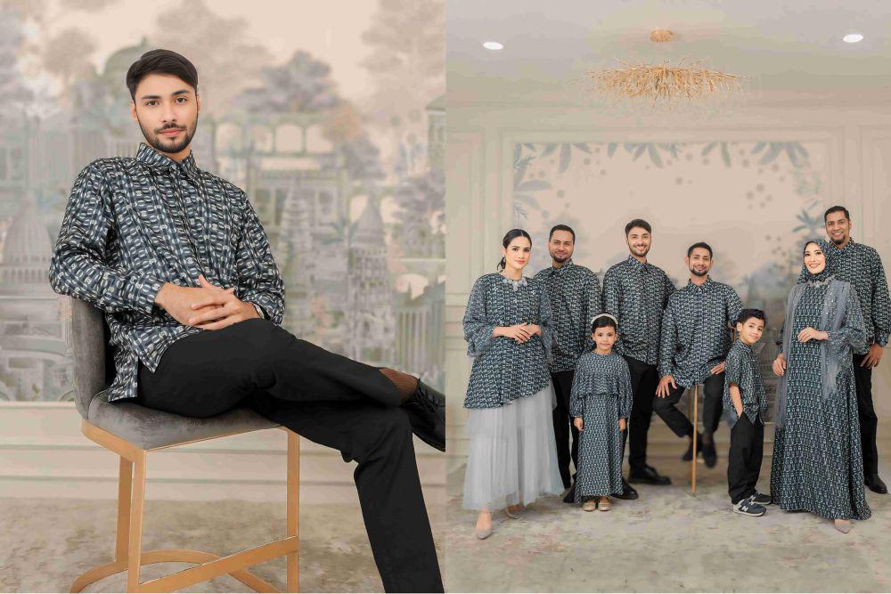 7 Photoshoot Keluarga Refal Hady Berbusana Lebaran, Penuh Kehangatan!