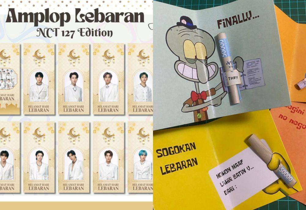 amplop Lebaran 2024 (shopee.co.id/Aeri Studio by Zia | shopee.co.id/sketja studio)