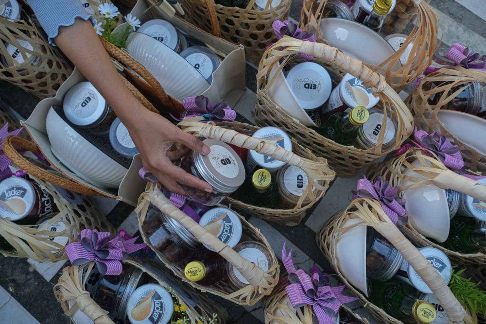 ilustrasi parsel lebaran (ANTARA FOTO/Andry Denisah)