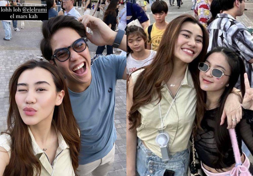 potret artis nonton konser Bruno Mars di Thailand (Instagram.com/aaliyah.massaid)