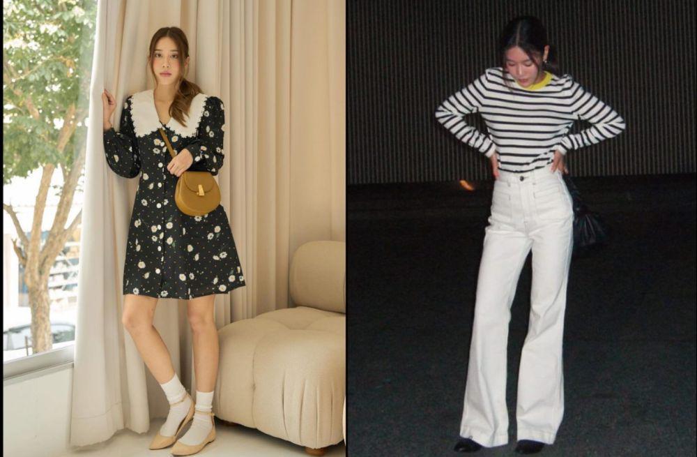 7 Inspirasi Outfit Monokrom Serba Hitam Putih ala Belle Kemisara