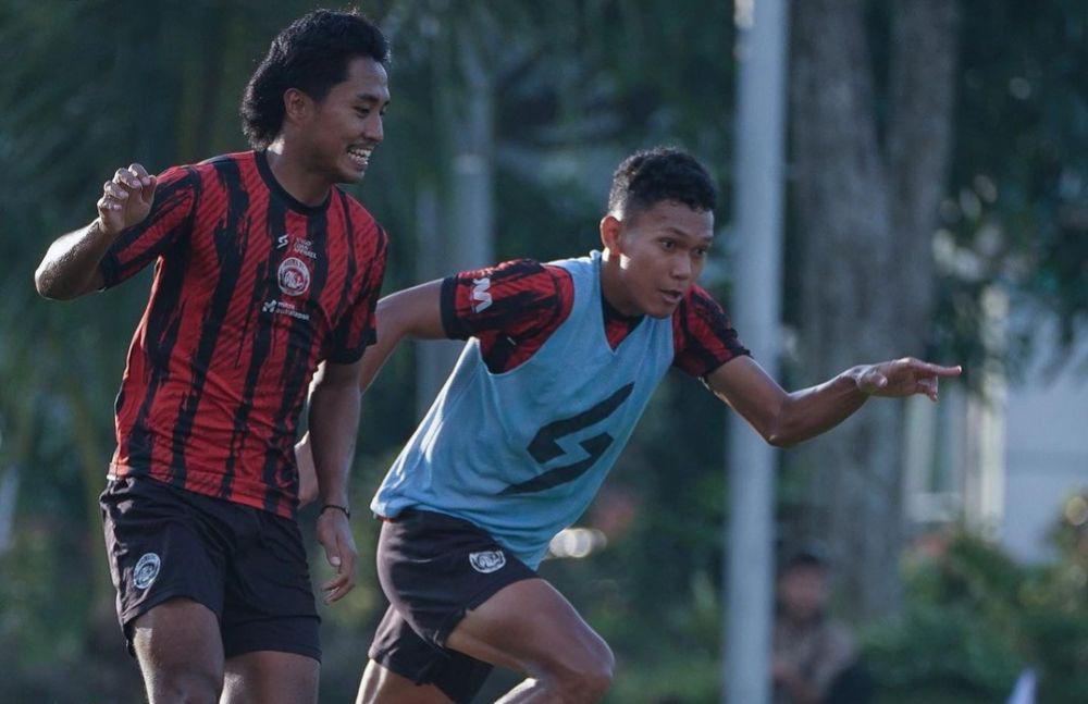 Pemain Arema FC saat melaksanakan latihan. (Dok. Media Officer Arema FC)