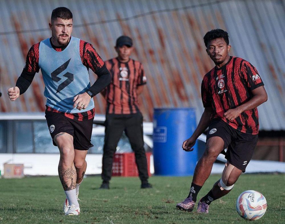 Pemain Arema FC saat melaksanakan latihan. (Dok. Media Officer Arema FC)
