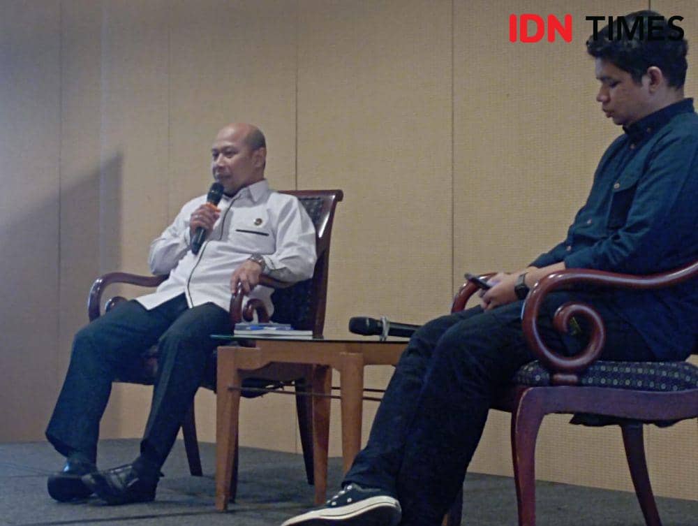 Deputi Bidang Koordinasi Peningkatan Kualitas Pendidikan dan Moderasi Beragama Kemenko PMK, Warsito/ IDN Times Dini Suciatiningrum