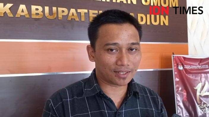 Jumangin, Komisioner Divisi Teknis dan Penyelenggara. IDN Times/ Riyanto Pemilu KPU Kabupaten Madiun