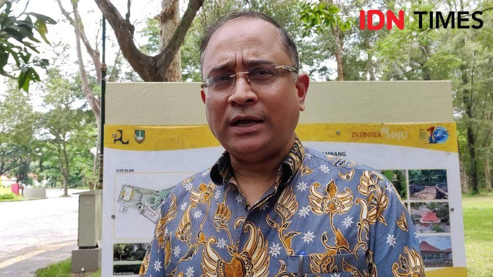 Dubes India Shri Sandeep Chakravorty. (IDN Times/Larasati Rey)