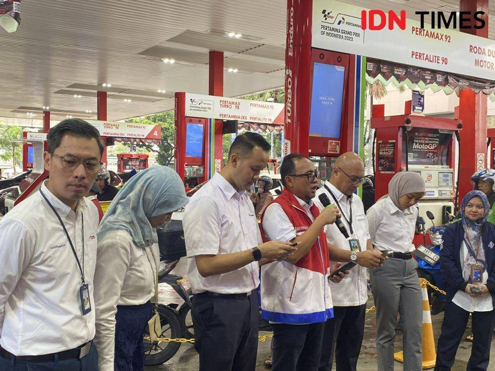 Konferensi pers Satgas RAFI Pertamina. (IDN Times/Vadhia Lidyana)