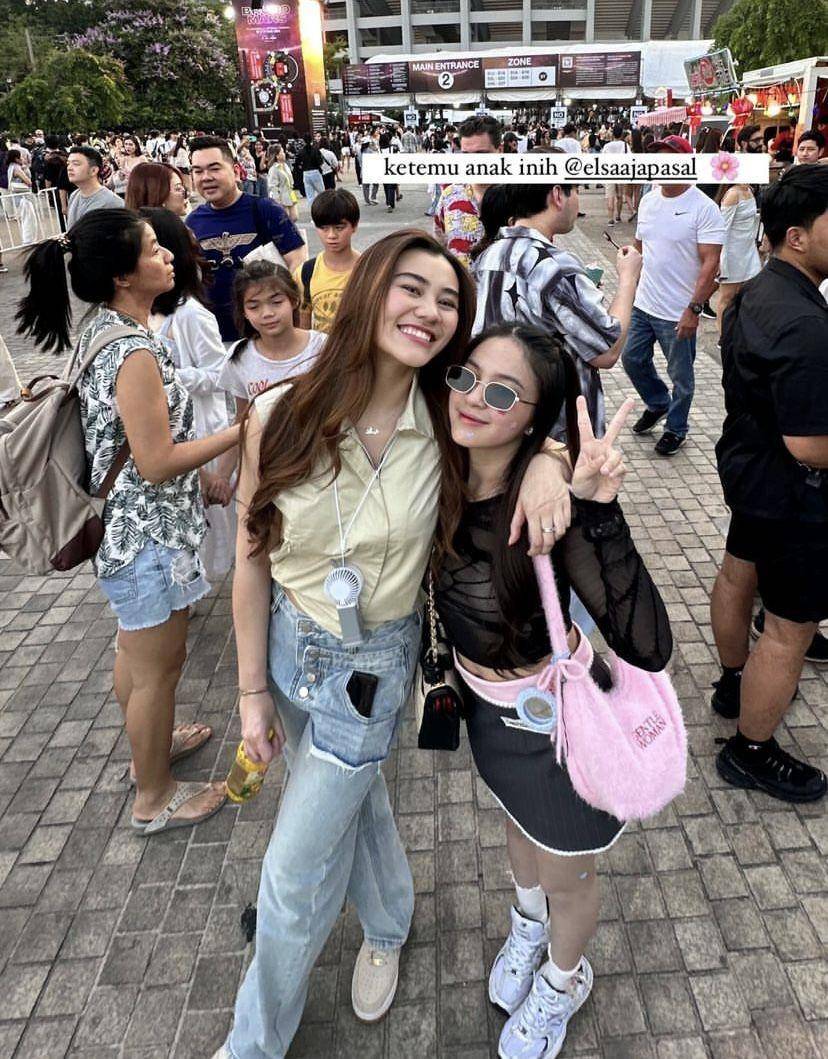 potret artis nonton konser Bruno Mars di Thailand (Instagram.com/aaliyah.massaid)