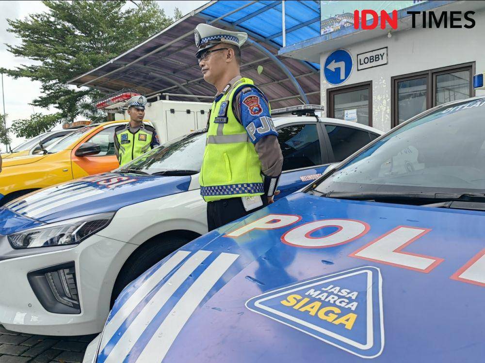 Apel Kesiapan Libur Hari Raya Idul Fitri 1445 H / 2024 Jalan Tol Ruas Solo-Ngawi di Kantor JSN Ngemplak, Boyolali, Senin (1/4/2024). (IDN Times/Larasati Rey)