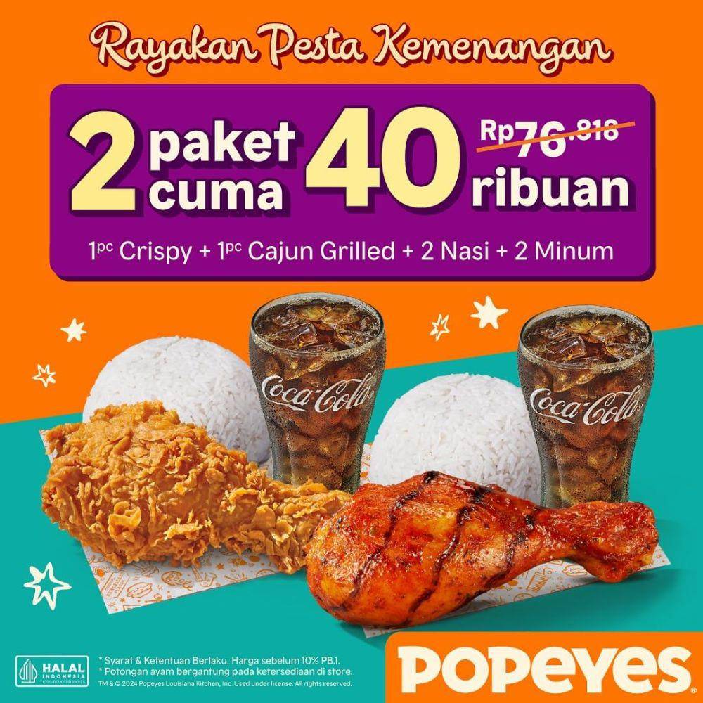 Promo Popeyes Indonesia April 2024 (instagram.com/popeyes_indo)
