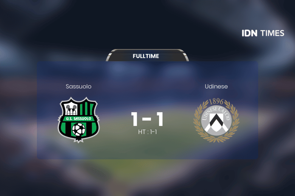 Duel Sassuolo Vs Udinese Berakhir Antiklimaks