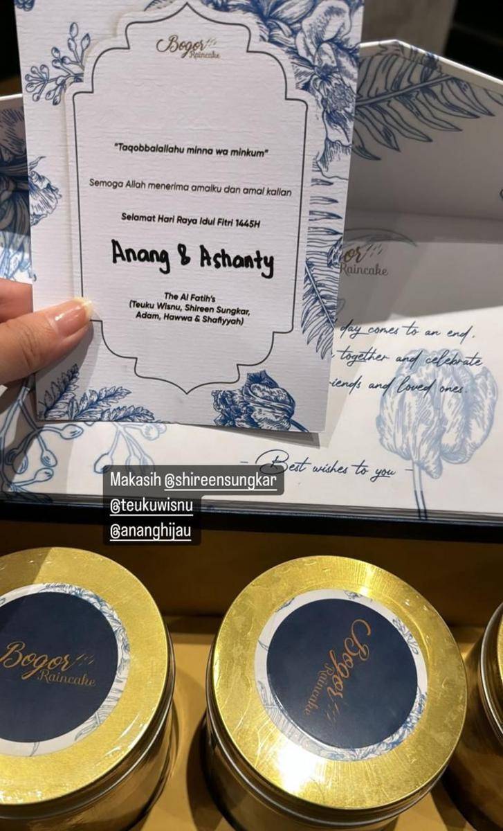 Hampers Lebaran para artis (instagram.com/Ashanty_ash)