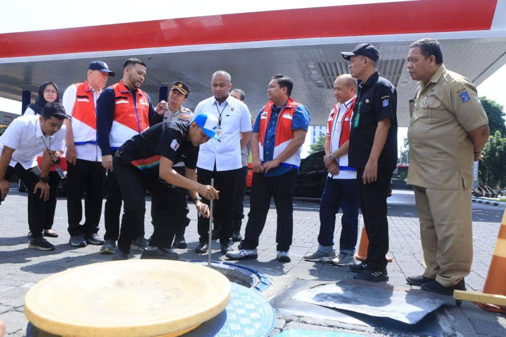 Polda Jatim dan Pertamina Getol Cek SPBU Jelang Lebaran