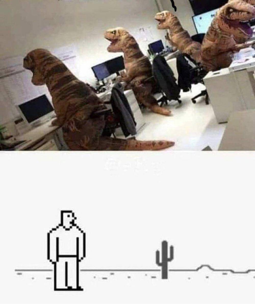 foto kocak berhubungan dengan dinosaurus (reddit.com/user/frazerplows)