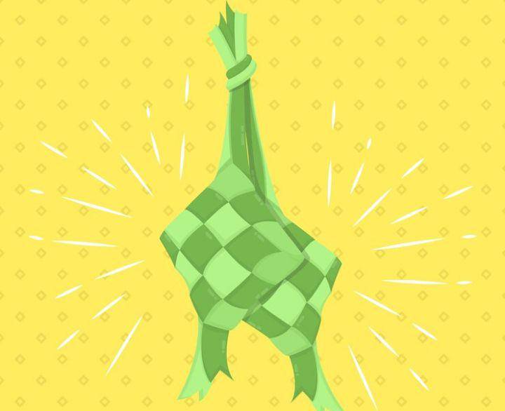 ilustrasi ketupat (freepik.com/freepik)