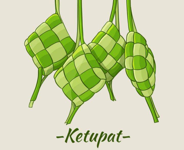 ilustrasi ketupat (freepik.com/freepik)