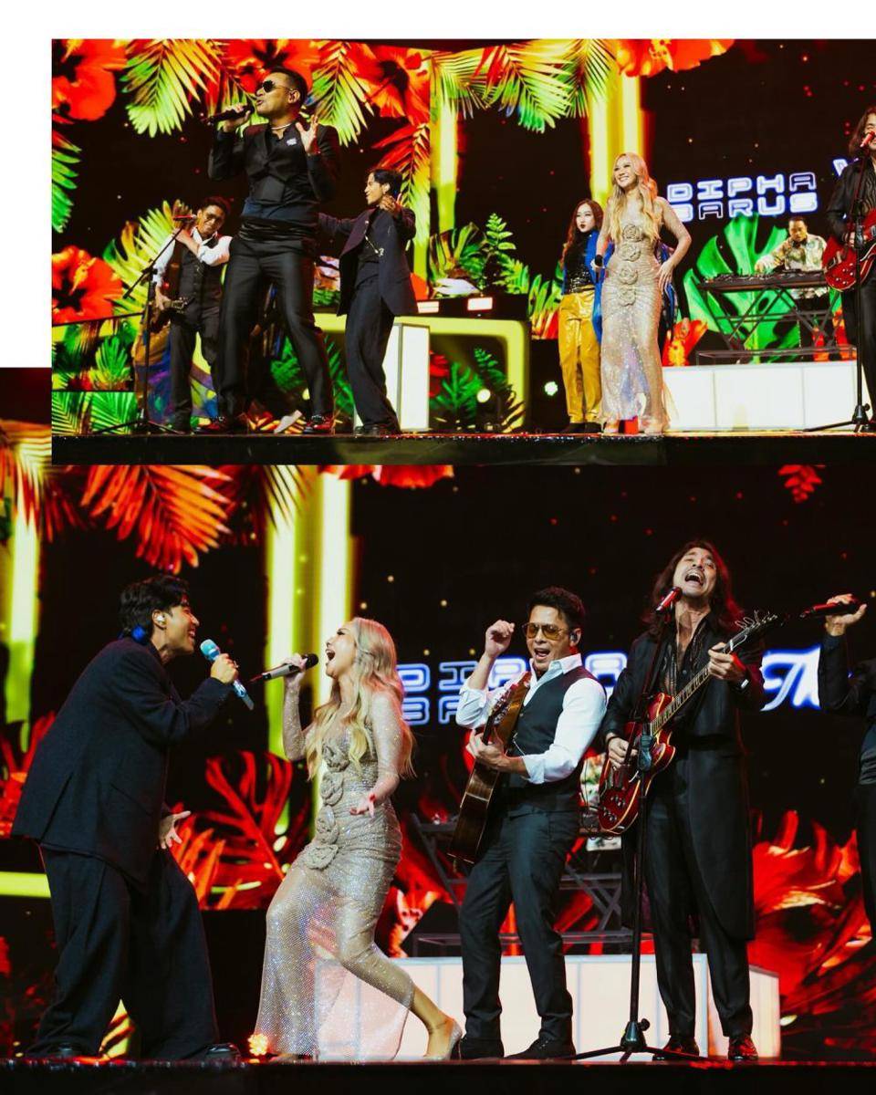 potret Rossa saat grand final X Factor Indonesia 2024 (instagram.com/itsrossa910)