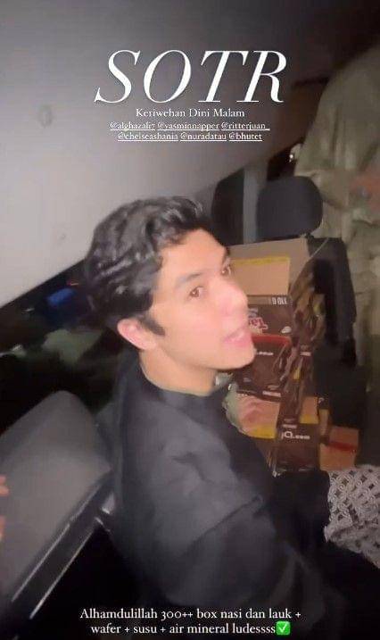 potret Al Ghazali sahur on the road (instagram.com/alghazali7)