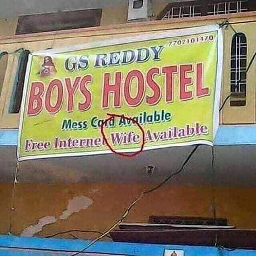 potret sign kocak di India (reddit.com/user/chumchum213)