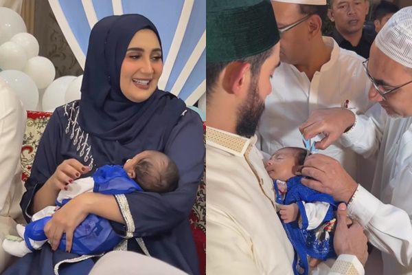 7 Potret Akikah Anak ke-4 Tania Nadira, Akhirnya Publish Wajah Anak