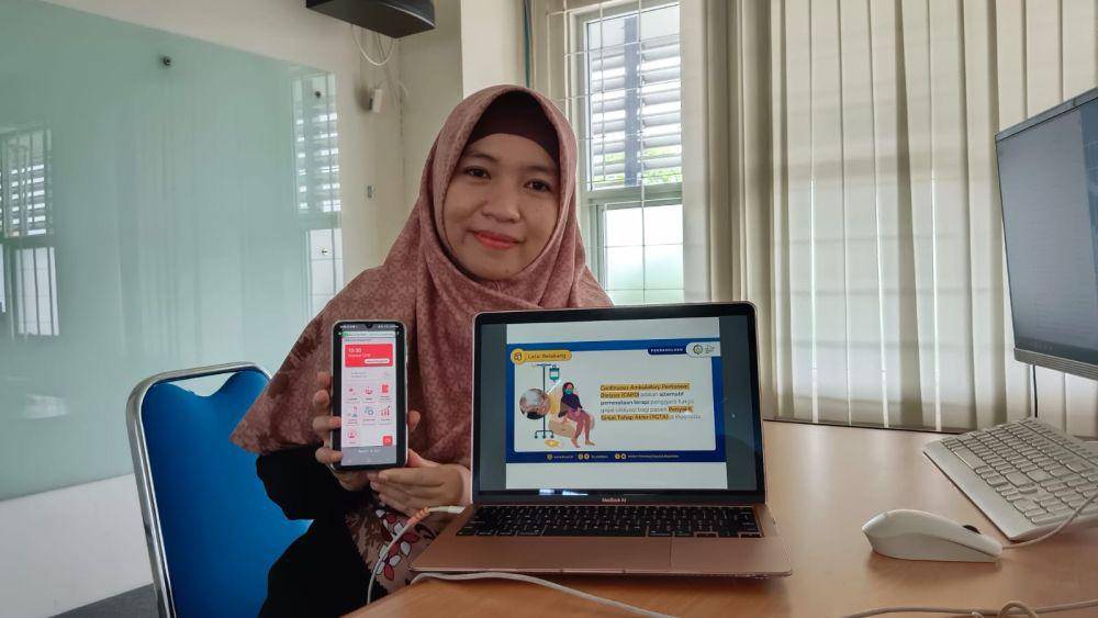 SahabatCAPD, aplikasi pemantauan pasien gagal ginjal. (Dok. ITS)