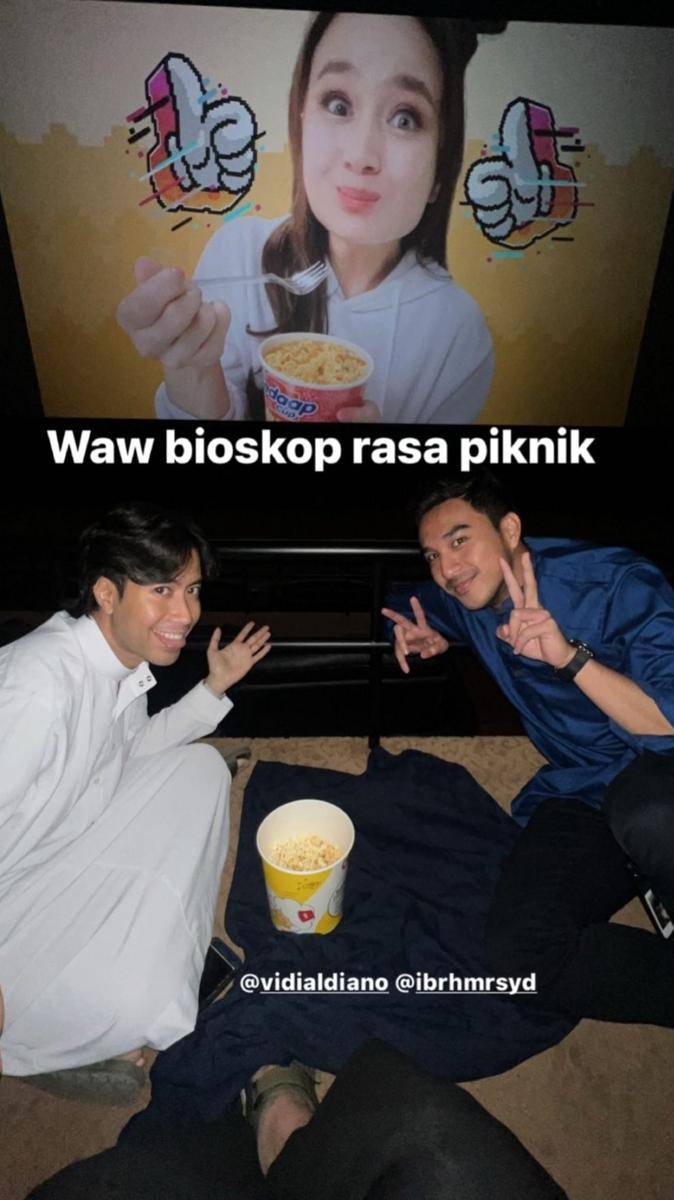 potret bukber Vidi Aldiano dengan Kresna Julio dan Ibrahim Risyad (instagram.com/kresnajulio)