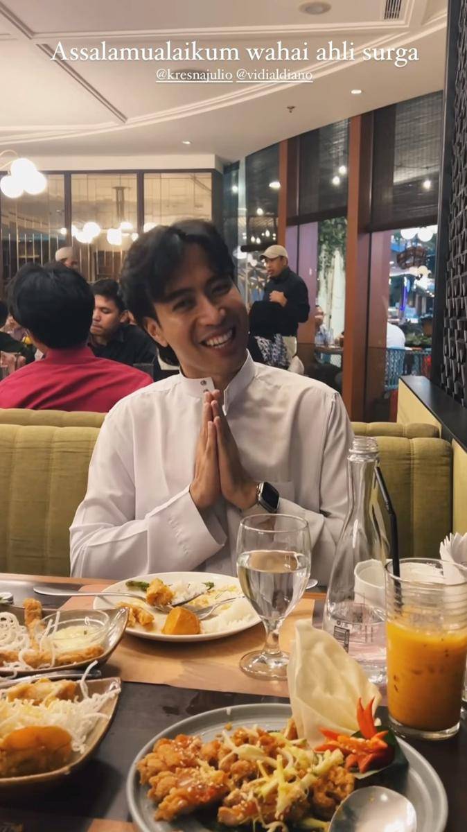 potret bukber Vidi Aldiano dengan Kresna Julio dan Ibrahim Risyad (instagram.com/ibrhmrsyd)