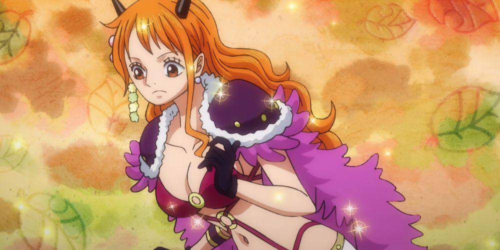 Nami tampil luar biasa dengan pakaian yang tak terduga (dok. Toei Animation/One Piece)
