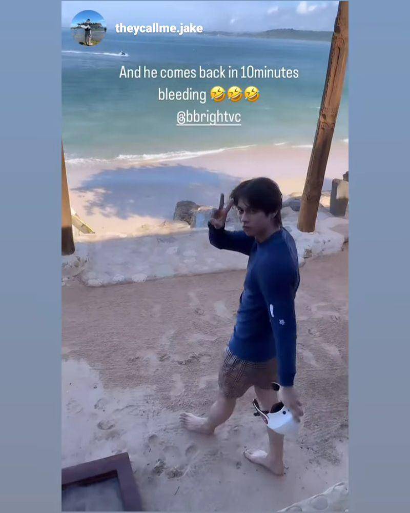 potret Bright Vachirawit liburan di Sumba (instagram.com/theycallme.jake)