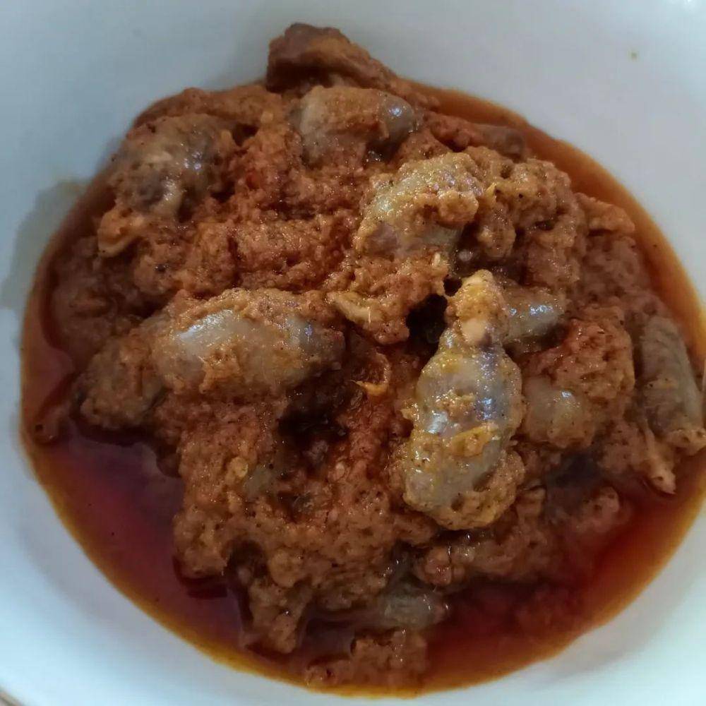 Ilustrasi rendang jantung ayam (instagram.com/tri.juliarti)