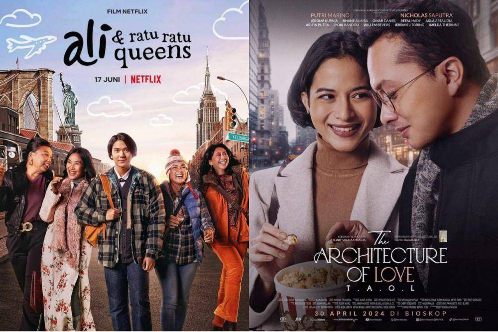 Film Indonesia berlatar New York (dok. Starvision Plus / The Architecture of Love | dok. Palari Films / Ali dan Ratu Ratu Queens)