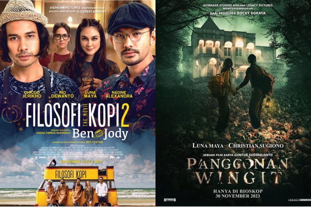 film Luna Maya di Netflix (dok. Hitmaker Studios / Panggonan Wingit | dok. Visinema Pictures / Filosofi Kopi 2: Ben & Jody)