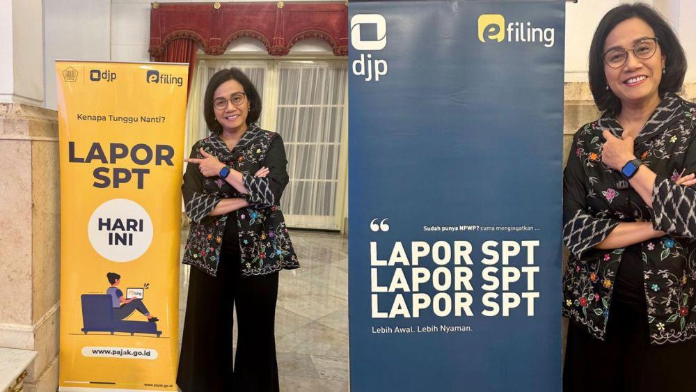 12,9 Juta WP Lapor SPT Tahunan, Sri Mulyani: Terima Kasih