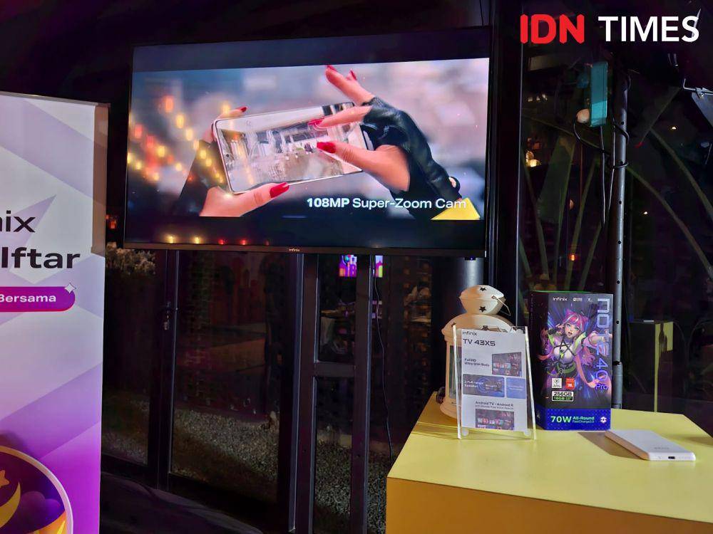 Produk smart TV dari Infinix (IDN Times/Fatkhur Rozi)