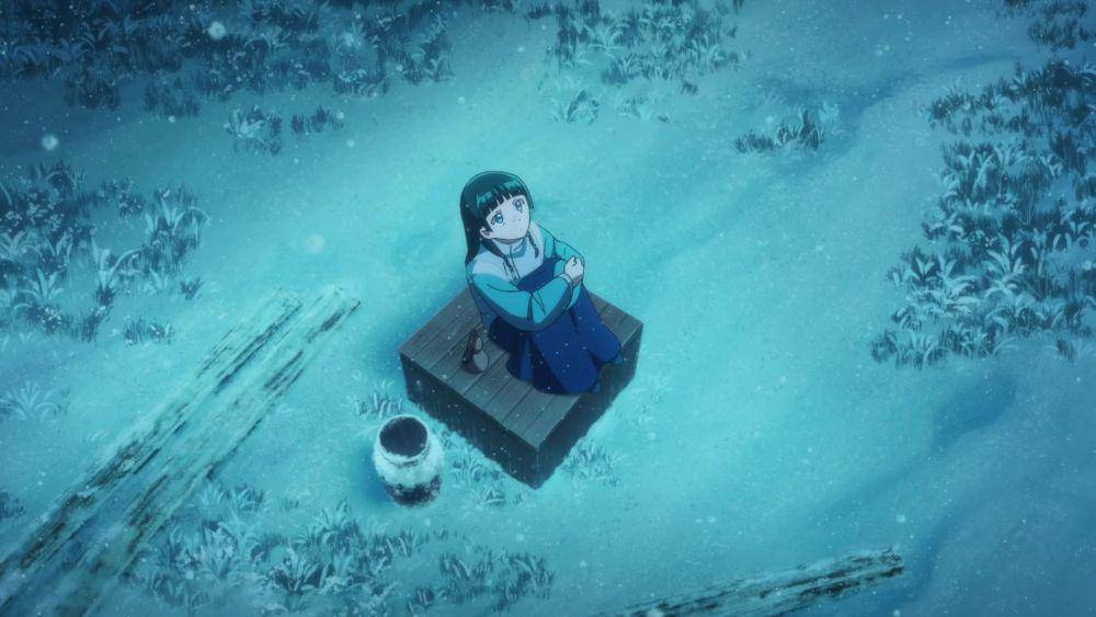 cuplikan Maomao meratap (dok. OLM, TOHO animation STUDIO/The Apothecary Diaries)