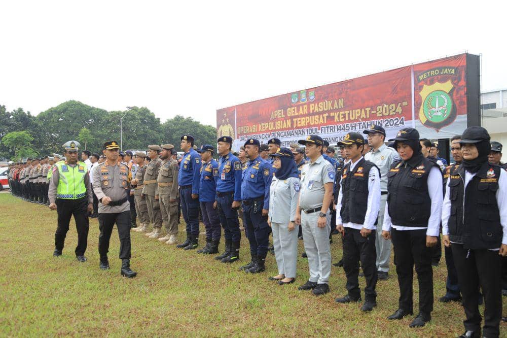 1.416 Personel Gabungan Amankan Lebaran di Kota Tangerang