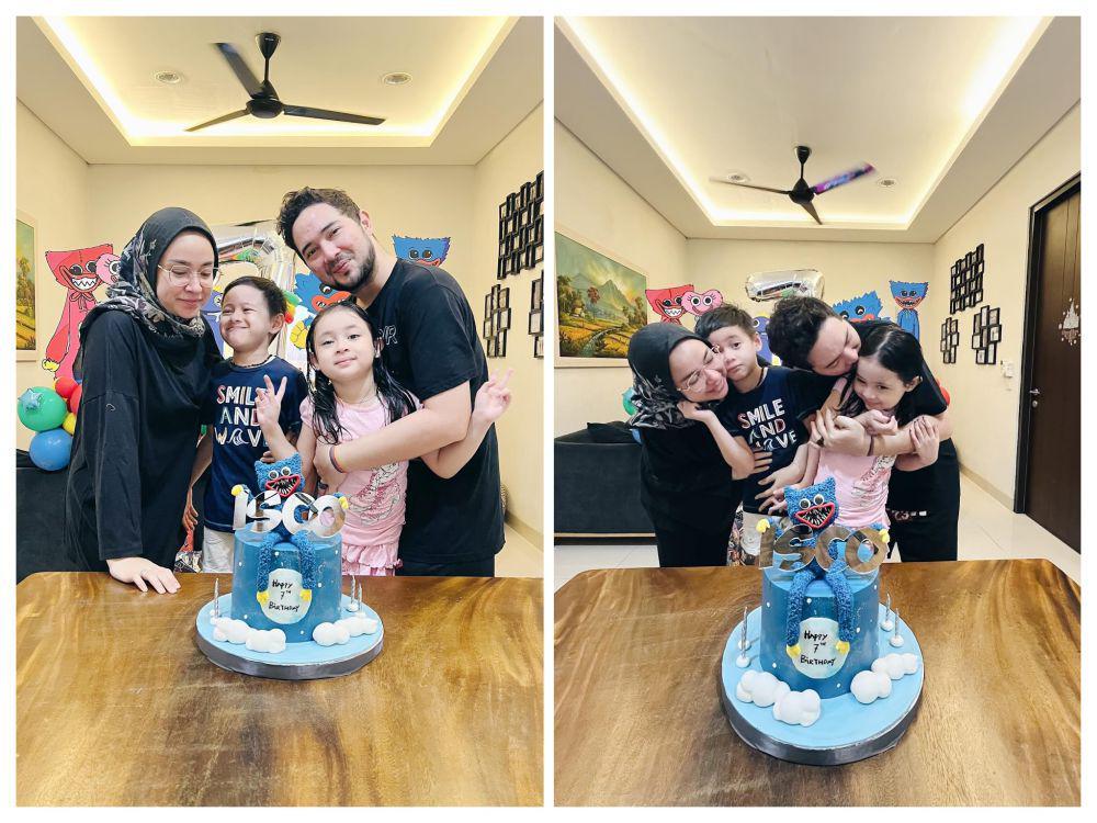 7 Momen Aryani Fitriana dan Donny Michael Beri Kejutan Ultah buat Anak