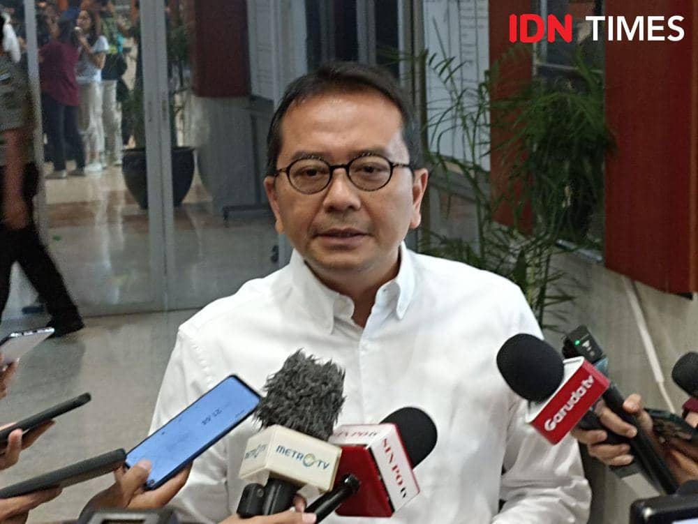 Wasekjen DPP PKB Syaiful Huda sebut partainya belum membahas rencana revisi UU MD3. (IDN Times/Amir Faisol)