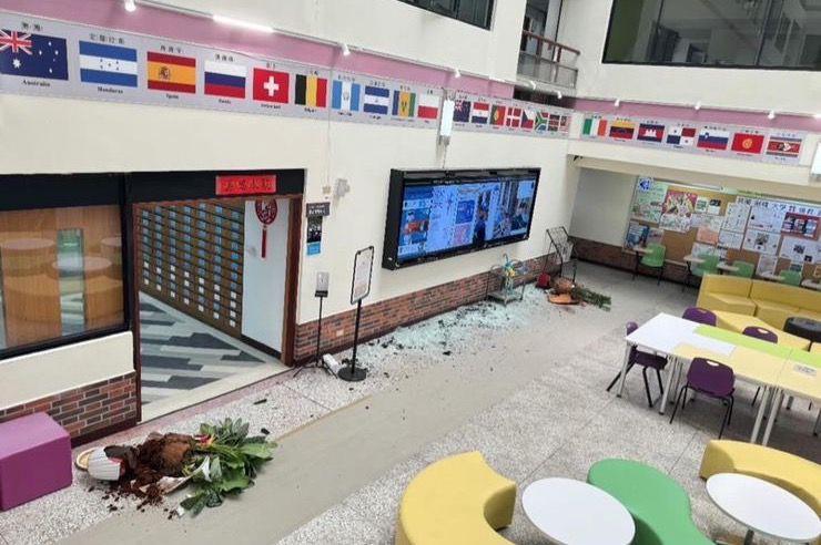 Gedung kampus NTNU di Taipei yang terdampak gempa Taiwan (dok. IDN Times/Istimewa)