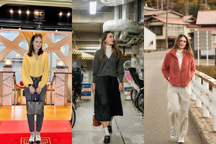 outfit minimalis ala Luna Maya (instagram.com/lunamaya)