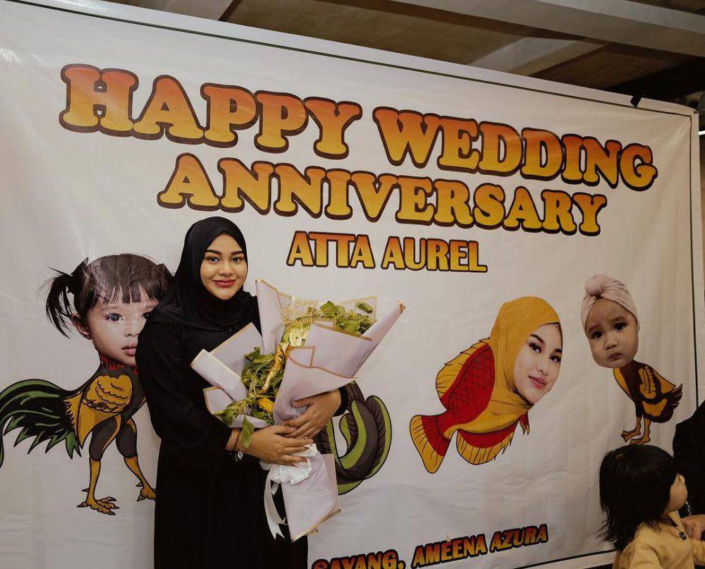 potret Anniversary ke-3 pernikahan Atta dan Aurel (instagram.com/attahalilintar)