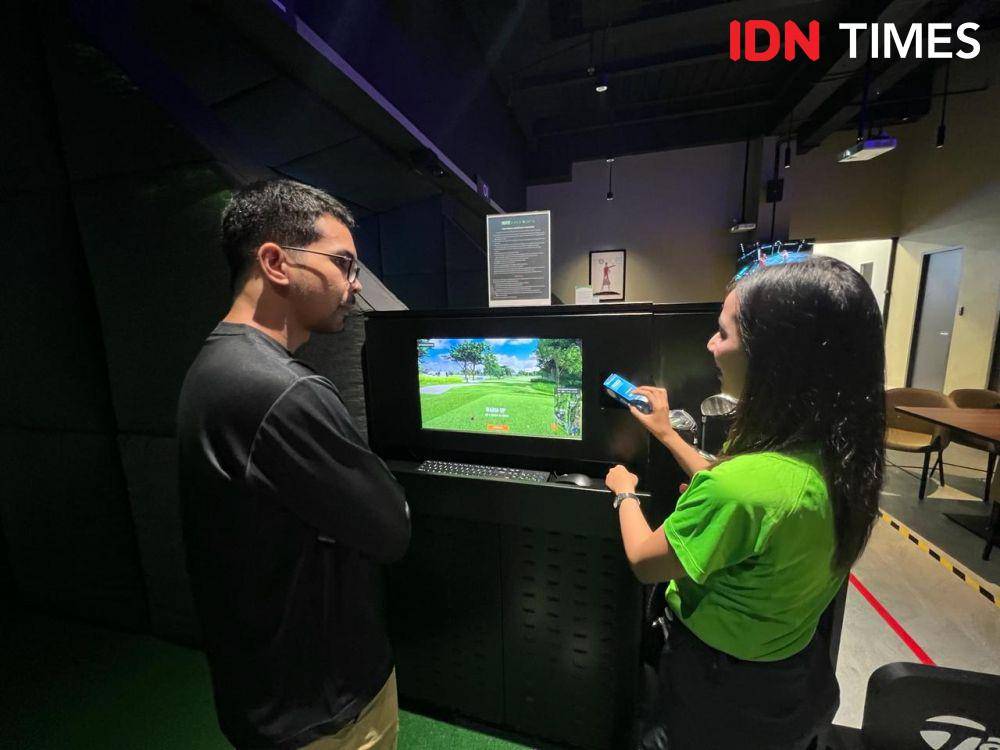 Suasana MST Golf Arena di La Piazza Summarecon Kelapa Gading (IDN Times/Wahyu Kurniawan)