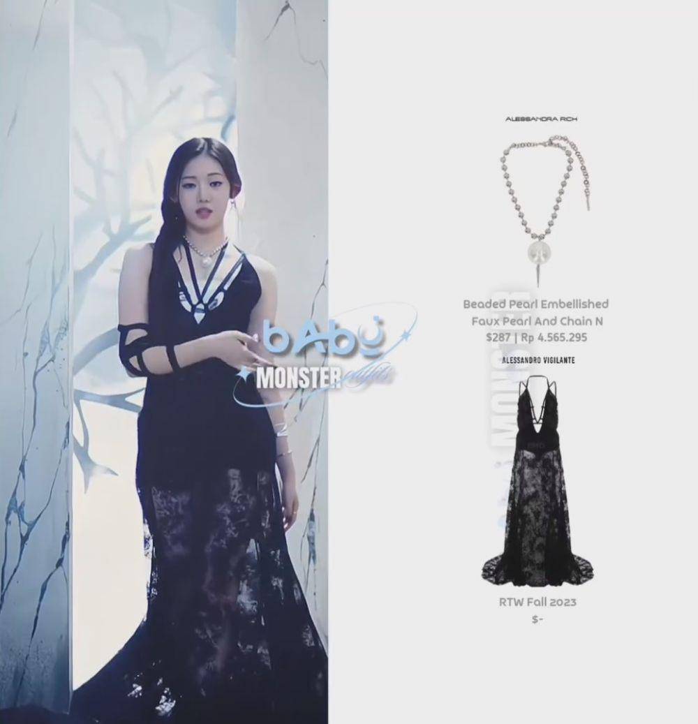 harga outfit BABYMONSTER di MV SHEESH (instagram.com/babymonsteroutfits)