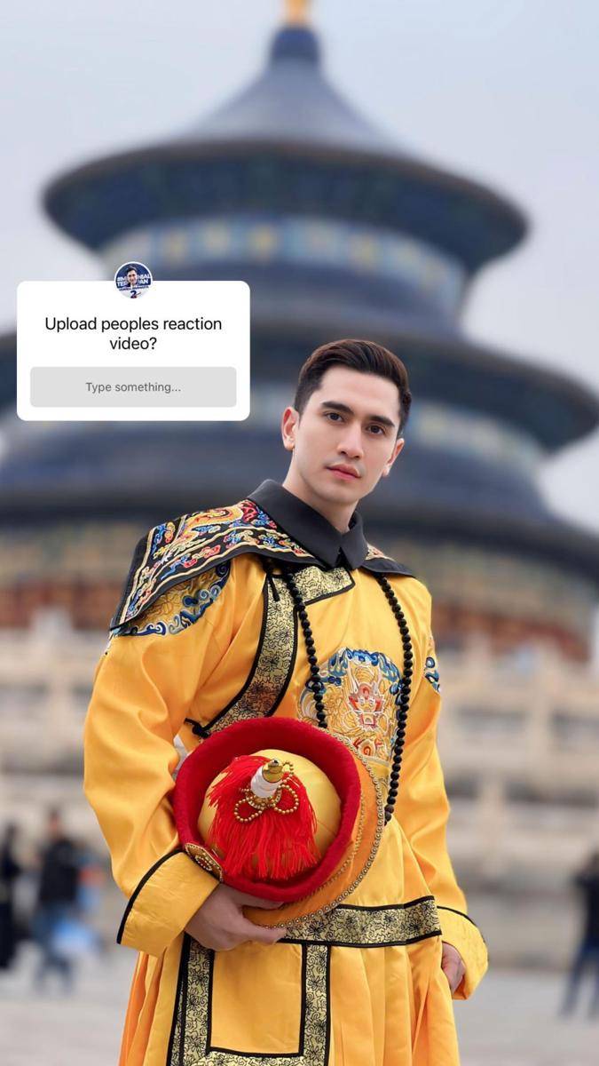 potret Verrell Bramasta cosplay bak Kaisar China (instagram.com/bramastavrl)