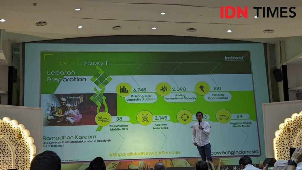 Persiapan Indosat terhadap lonjakan trafik di Hari Lebaran (IDN Times/Misrohatun)
